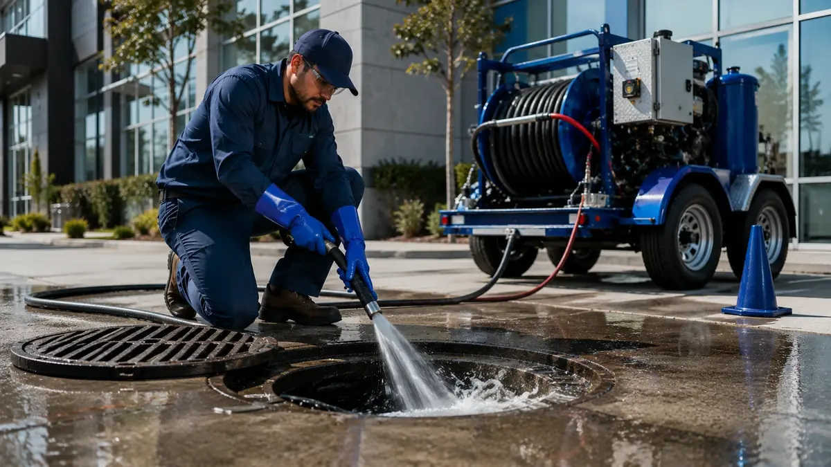 Commercial Hydro Jet Drain Cleaning in Carmel
