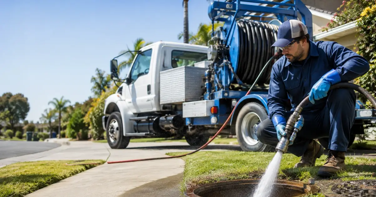 Hydro jet sewer cleaning Carmel
