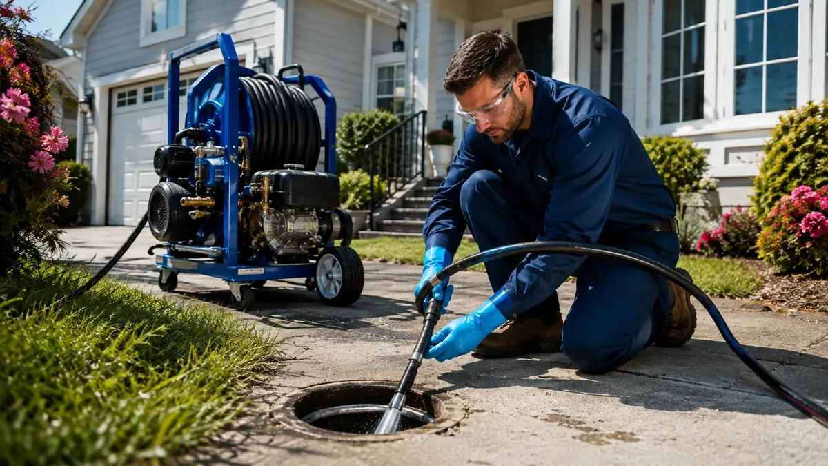 Residential Hydro Jet Drain Cleaning in Carmel