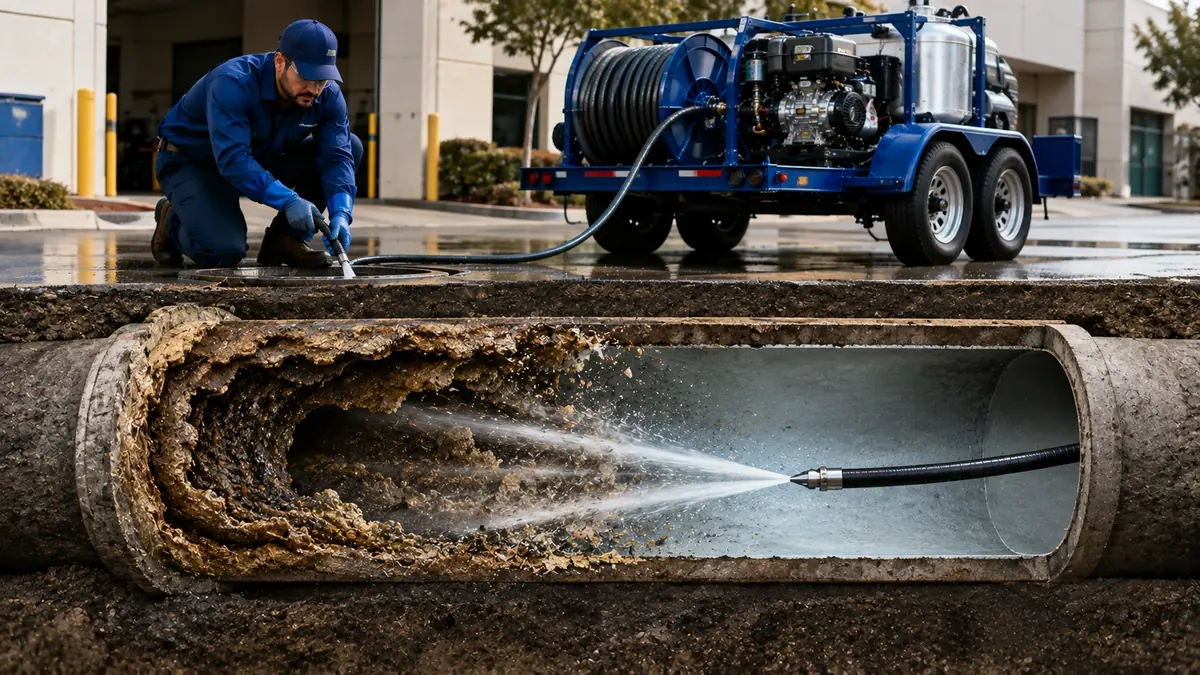 Sewer Pipe Descaling in Carmel